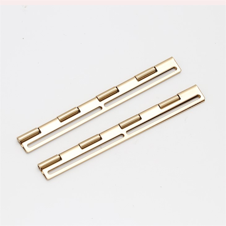 Clip de billetera de moda de cuero con marco de embrague de monedero de metal de alta calidad