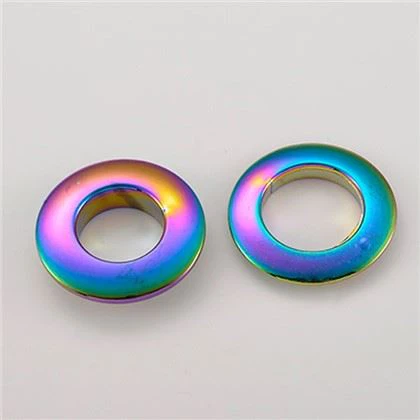 Buen precio Cortina Ojales de metal Ojales redondos Ojales Ojales Zapato Cordón Gancho Ojal